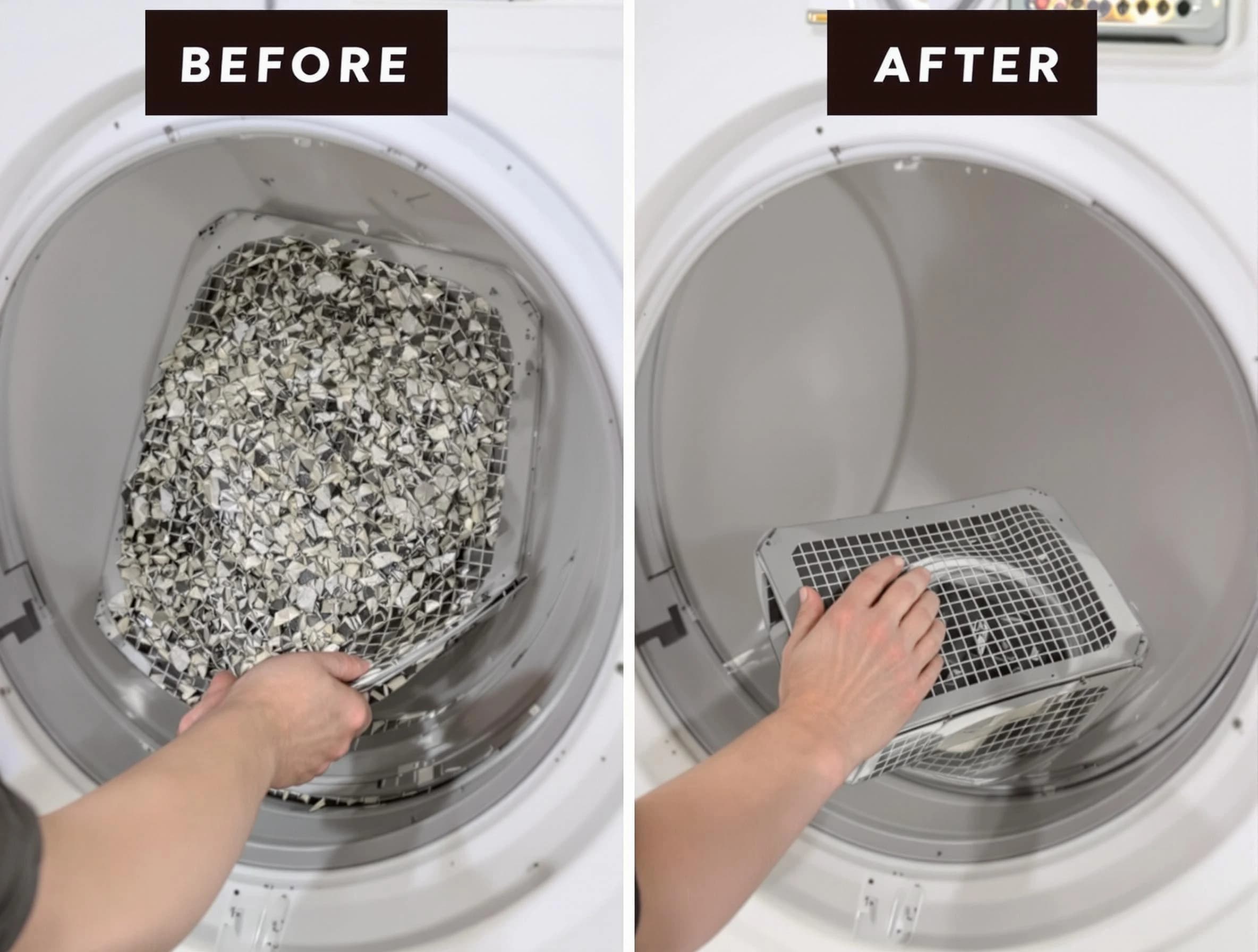 Professional lint trap cleaning by Short Pump Dryer Vent Cleaning in Short Pump