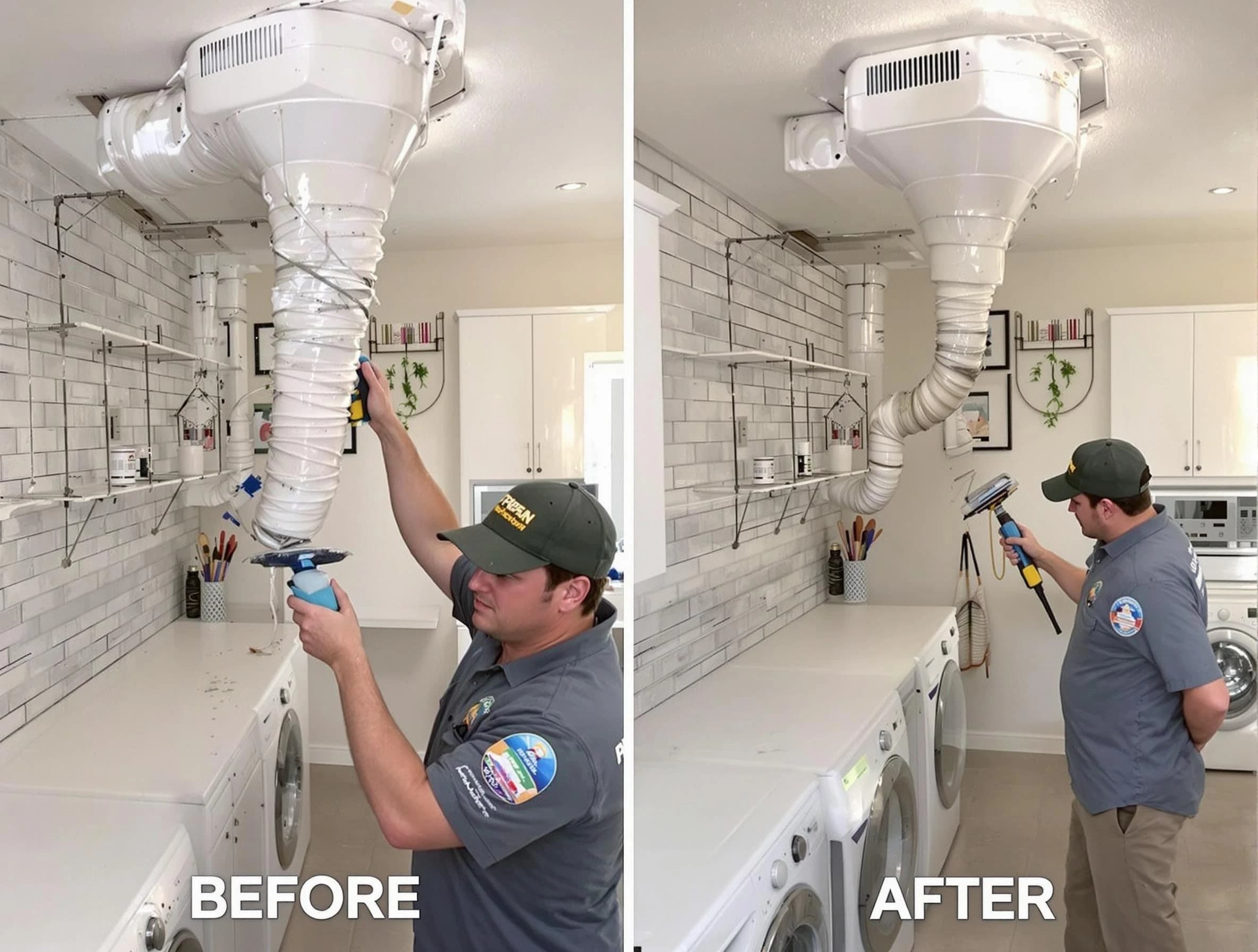 Professional dryer exhaust vent cleaning by Short Pump Dryer Vent Cleaning in Short Pump