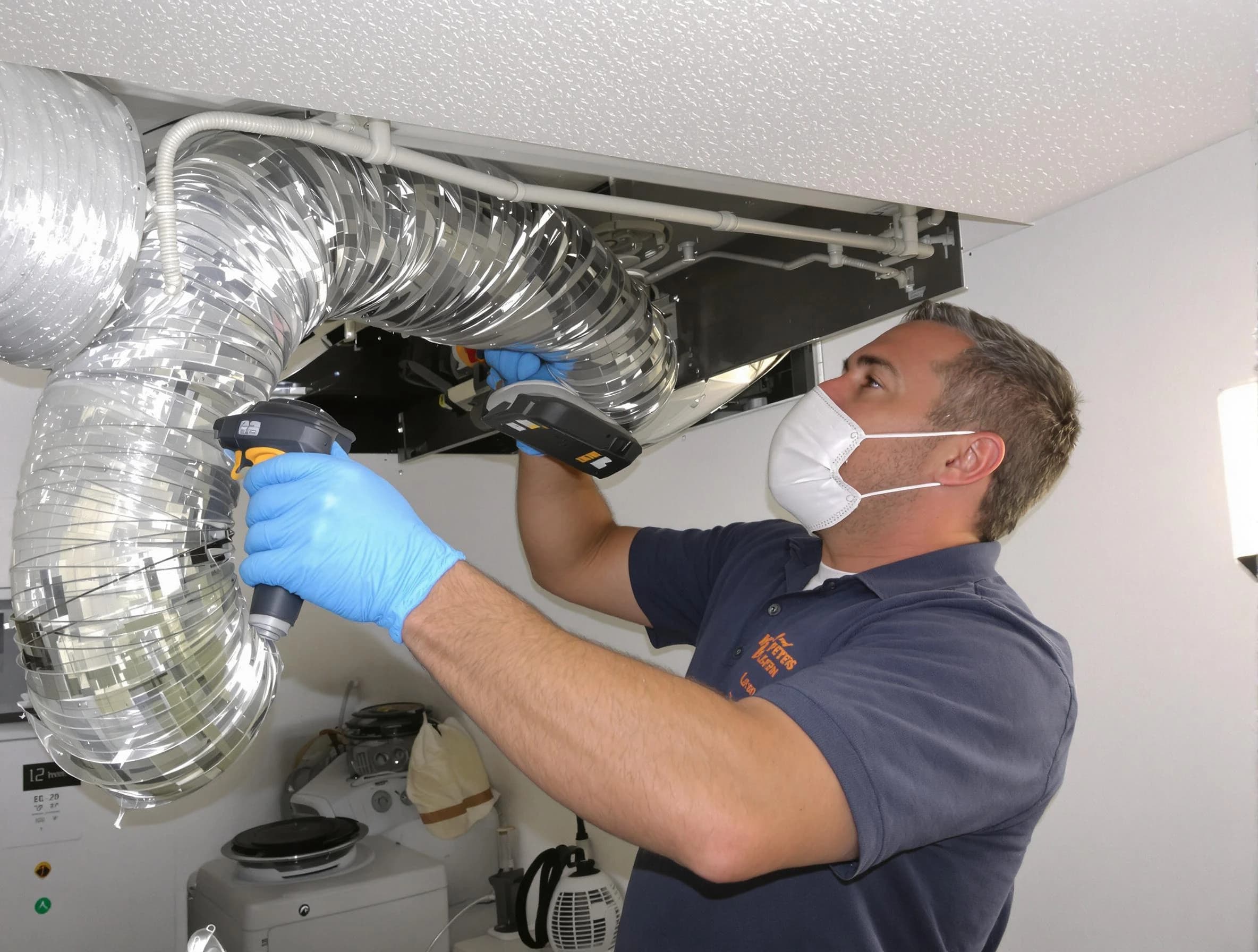 Short Pump Dryer Vent Cleaning professional performing thorough residential dryer vent cleaning in Short Pump