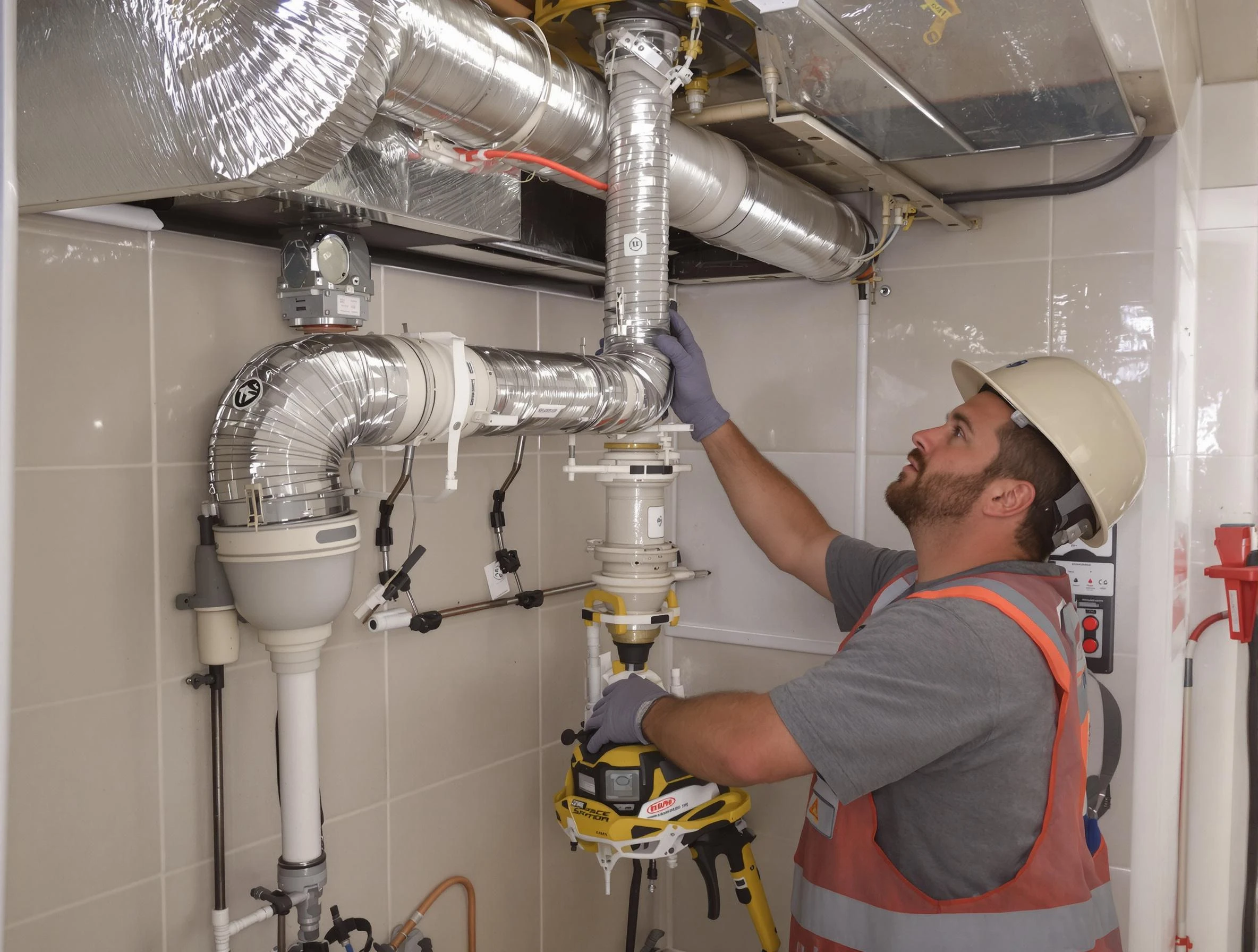 Short Pump Dryer Vent Cleaning expert performing professional dryer vent repair and installation in Short Pump